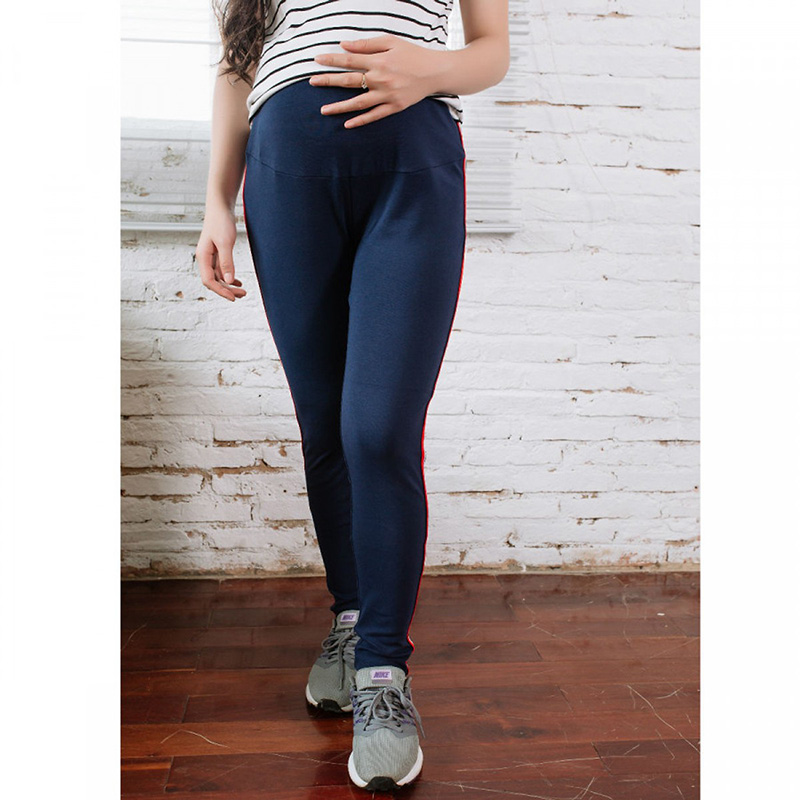 Quần bầu legging dài trơn xám đậm Emum