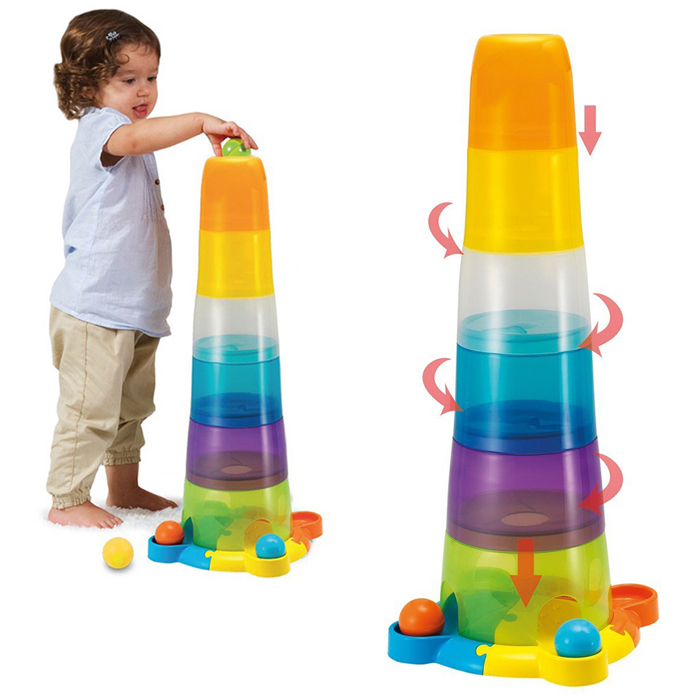 Đồ chơi tháp xếp chồng Winfun 0737 (12m+)