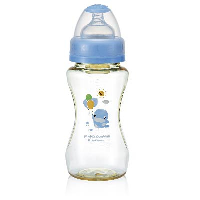 Bình sữa cổ rộng PES 330ml Kuku 5842