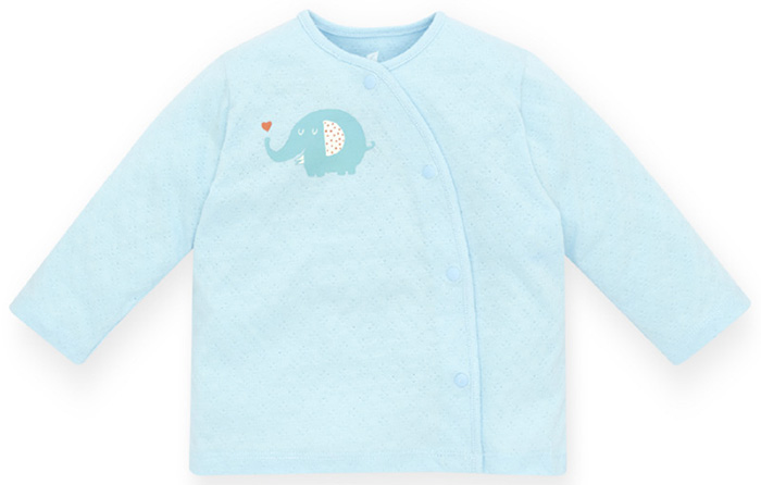 Áo cài lệch dài tay Lullaby NH609P (xanh)