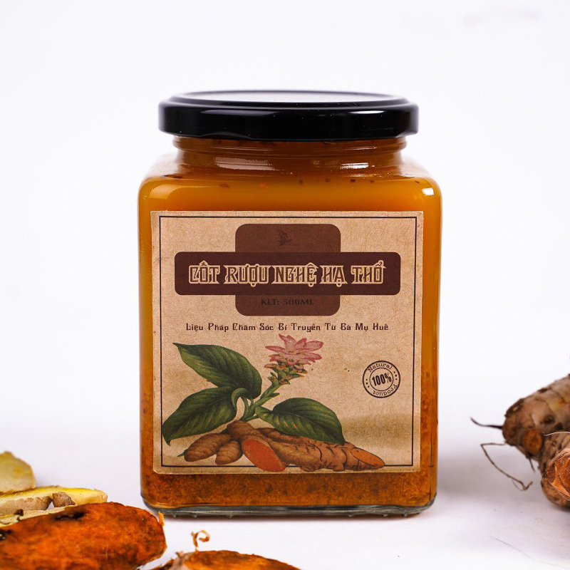 Rượu nghệ vàng hạ thổ thuốc Bắc NatuQueens 500ml