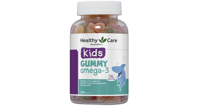 Kẹo gum Healthy Care Gummy Omega 3 (250 viên)
