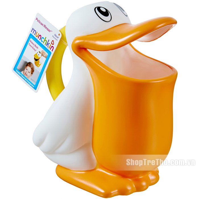 Ca gội đầu Munchkin 18001 hình bồ nông Pelican Rinser