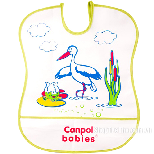 Yếm ăn Canpol nhựa mềm cho bé 2/919