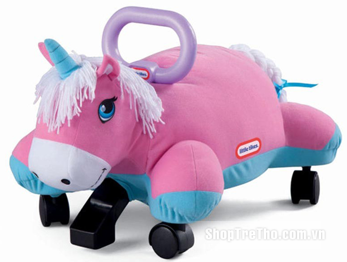Chòi chân thú bông ngựa 1 sừng Pillow Racers Unicorn LT-627385M