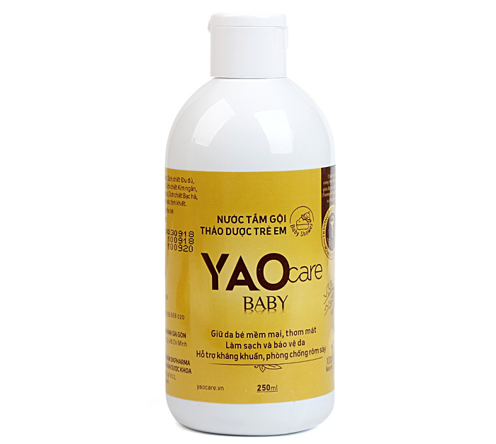 Nước tắm gội thảo dược trẻ em Yaocare Baby 250ml (0m+)