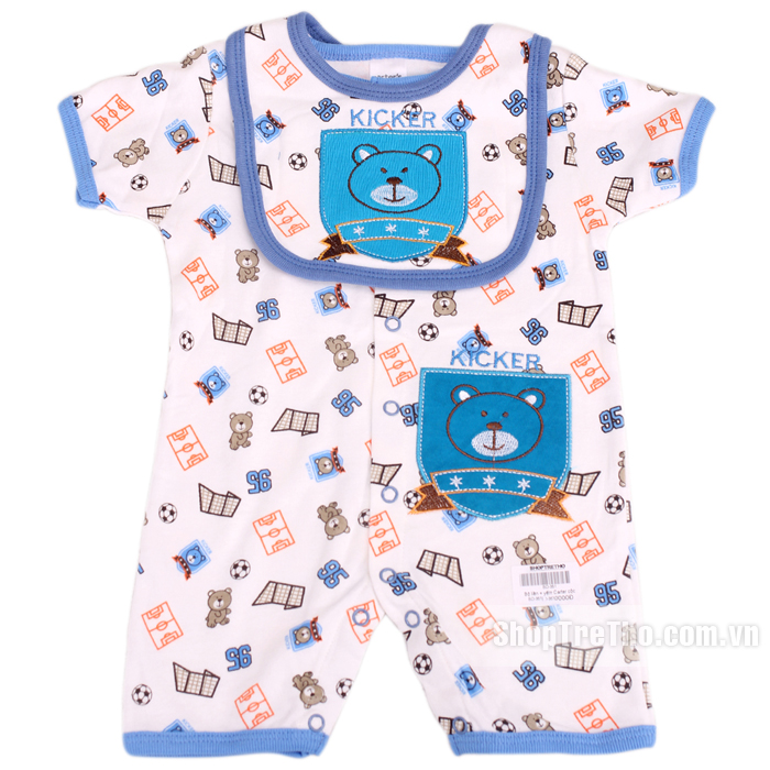 Bộ body liền và yếm Carter's cộc cho bé nhiều màu