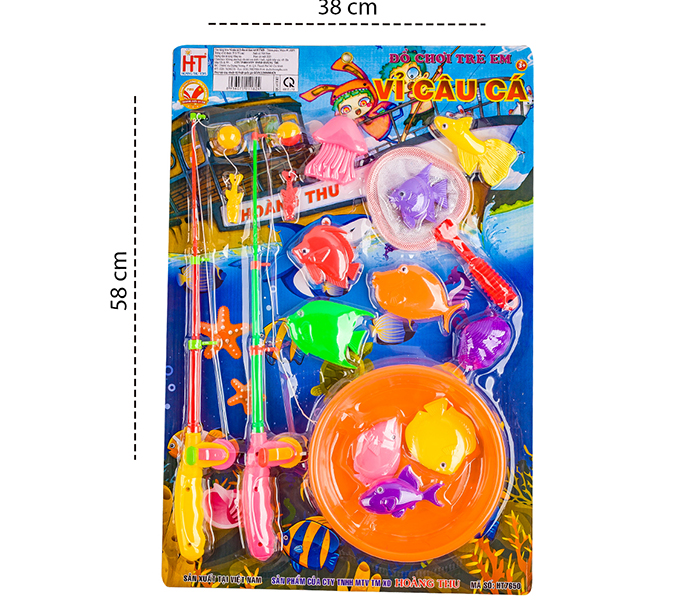 Đồ chơi câu cá HT7650 (vỉ 58x38cm)