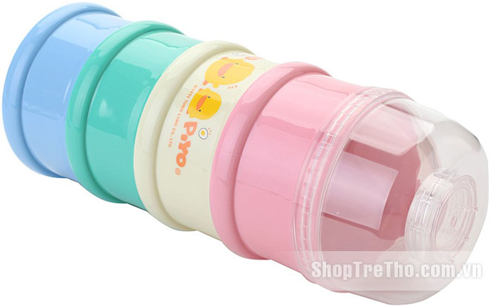 Bộ chia sữa bột Piyo Piyo 830007 4 ngăn