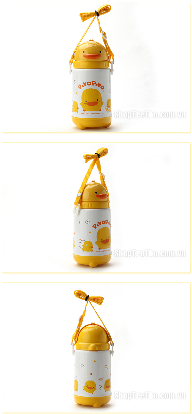 Bình uống nước Piyo Piyo 830353 cho bé 420ml