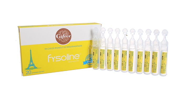 Rửa mũi bằng nước muối vệ sinh mũi đặc trị Fysoline vàng (5ml/ống)