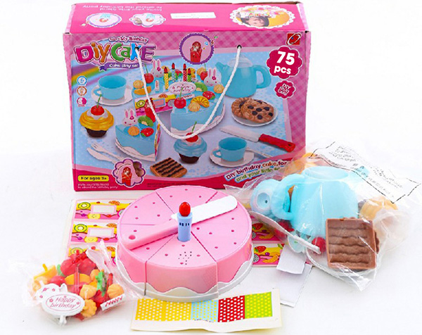 Đồ chơi cắt bánh sinh nhật Toys House No.889-19 (75pcs)