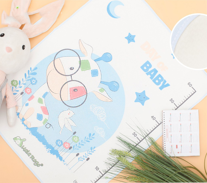 Tấm trải chống thấm hình hươu Uala UR9987 (60*80cm) 