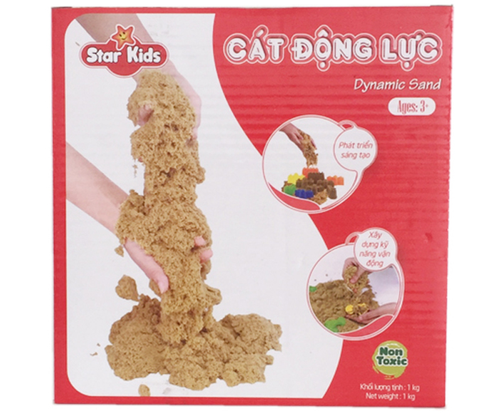 Cát động lực Star Kids K302 màu đỏ