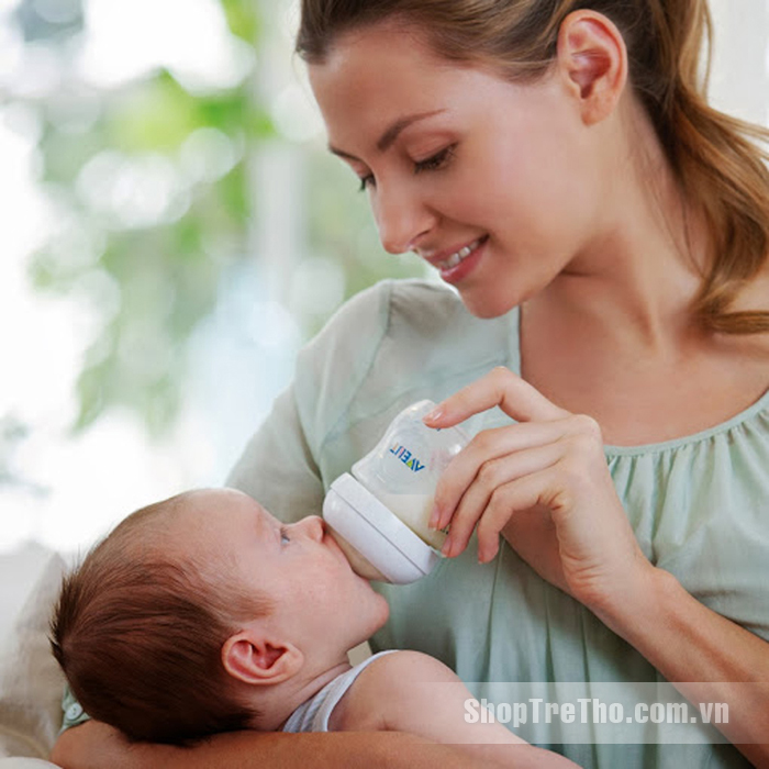 Bình sữa Avent 125ml nhựa PP mô phỏng tự nhiên