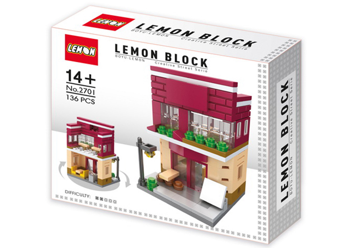Bộ đồ chơi xếp hình LeMon No.2701 - Quầy bán hàng