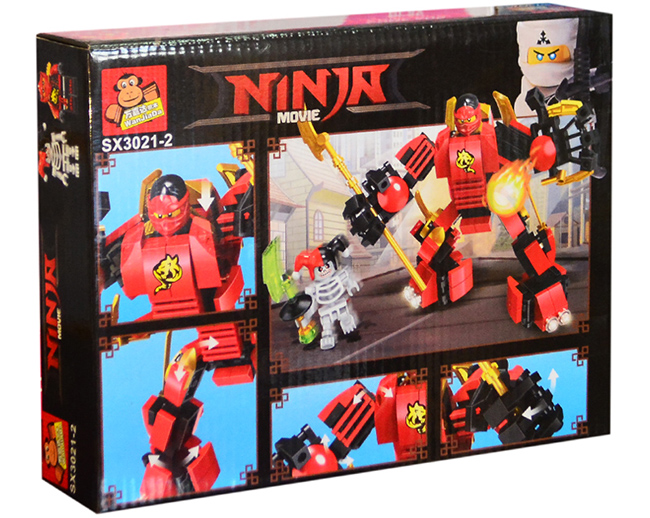 Hộp lắp ráp Ninja movie, người sắt 199pcs SX.3021-2
