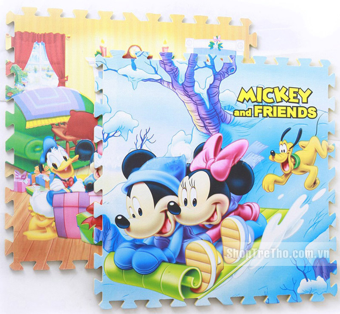 Thảm Disney trải sàn cho bé (4 miếng)