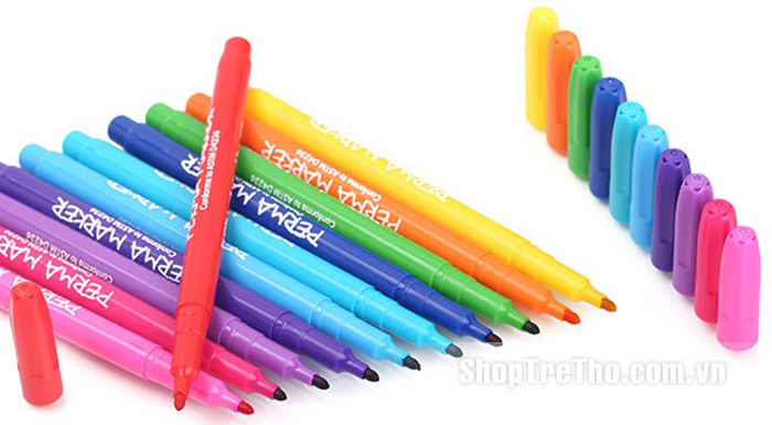 Bộ bút lông 12 màu Colormate MS-12PER