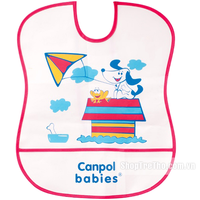 Yếm ăn Canpol nhựa mềm cho bé 2/919