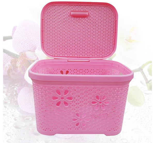 Giỏ đựng đồ nắp hình hoa Việt Nhật 5158