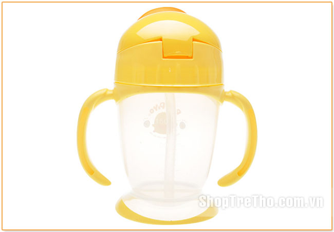 Bình tập uống Piyo Piyo 830380 có tay cầm BPA free