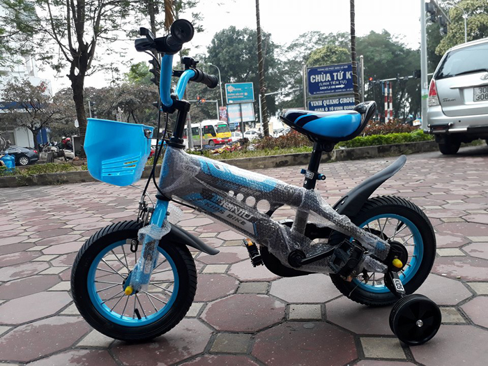 xe đạp trẻ em Thiết Ngưu (màu xanh)