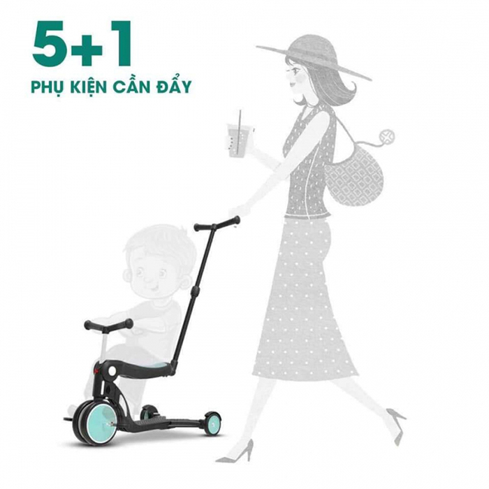 Xe truot Scooter 5 trong 1 Joovy – N5 nhieu mau