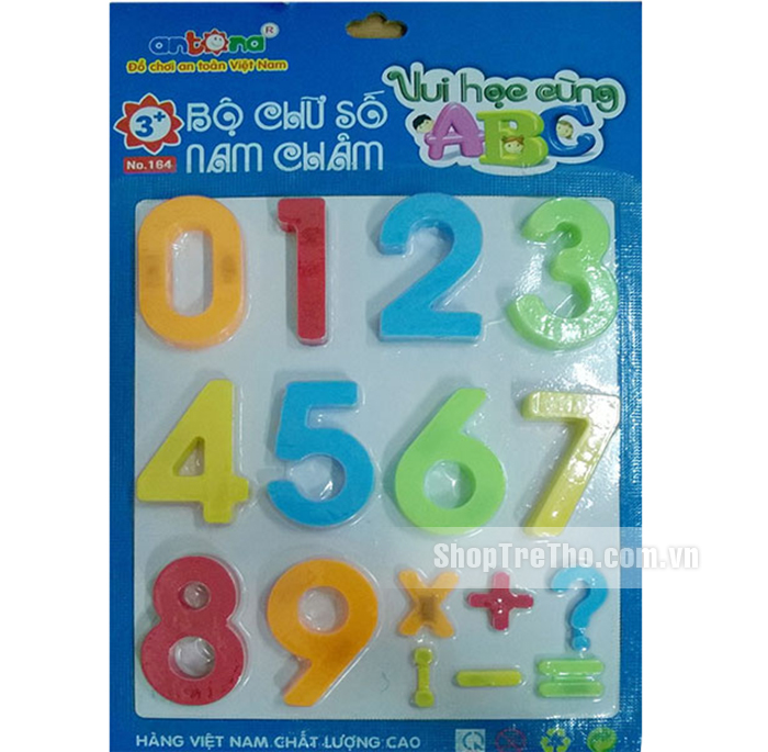 Bảng chữ số nam châm No.164
