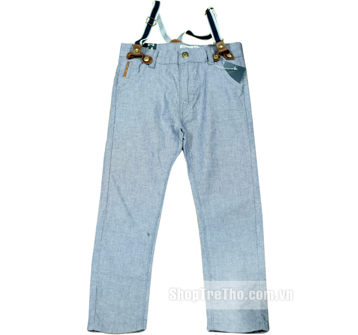 Quần kaki Zara quai đeo cho bé trai