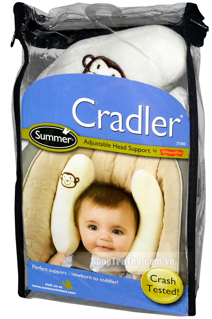 Gối giữ đầu cho bé màu ngà Summer Cradler Ivory