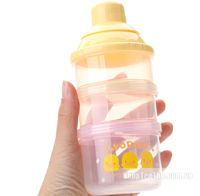 Bộ chia sữa bột Piyo Piyo 830192 3 ngăn
