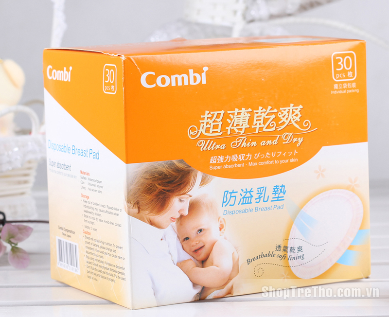 miếng lót sữa combi