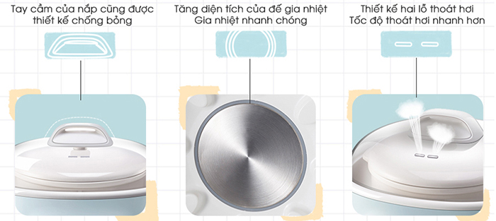 Noi nau cham Bear SUBE003 2.5L (kem long hap)