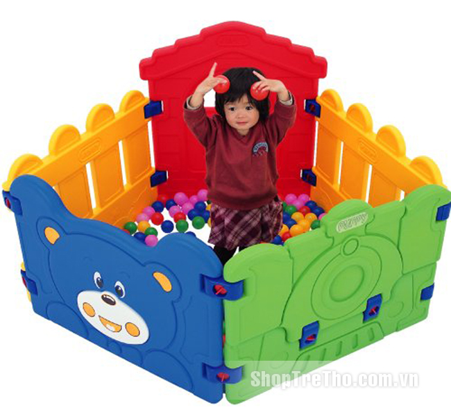 Bể bóng 5 mảnh hình gấu teddy HVS-715 (YG014-5)