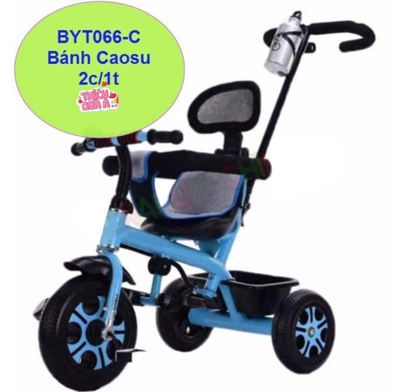 Xe 3 bánh có tay đẩy, gấp gọn BYT066-C