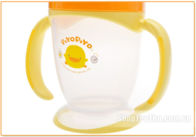 Bình tập uống Piyo Piyo 830379 có tay cầm 200ml