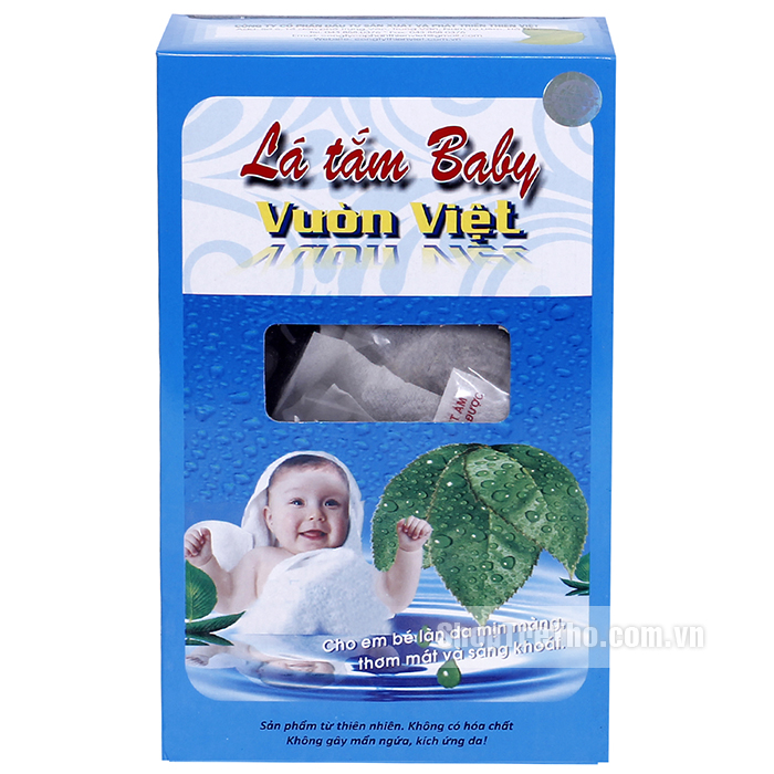 Lá tắm Baby Vườn Việt