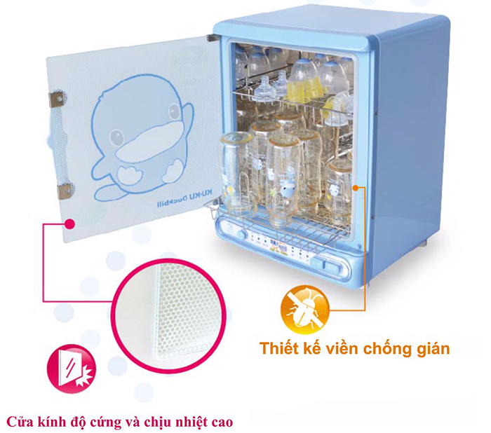 May tiet trung binh sua và say kho bang tia UV Kuku KU9014