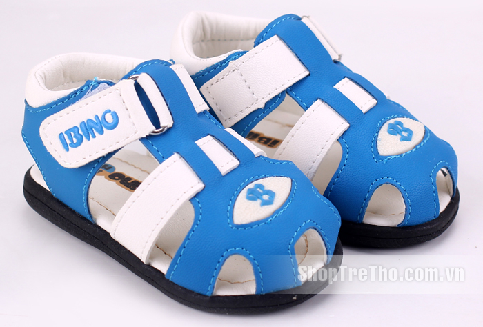 Dép Ibino 1732 màu trắng xanh cho em bé