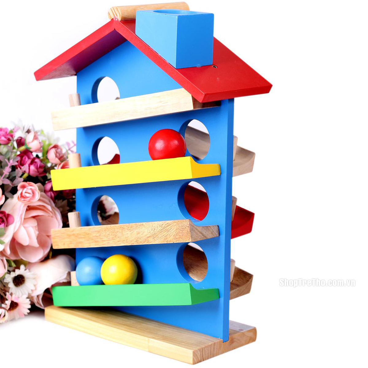 đồ chơi thả bi bằng gỗ