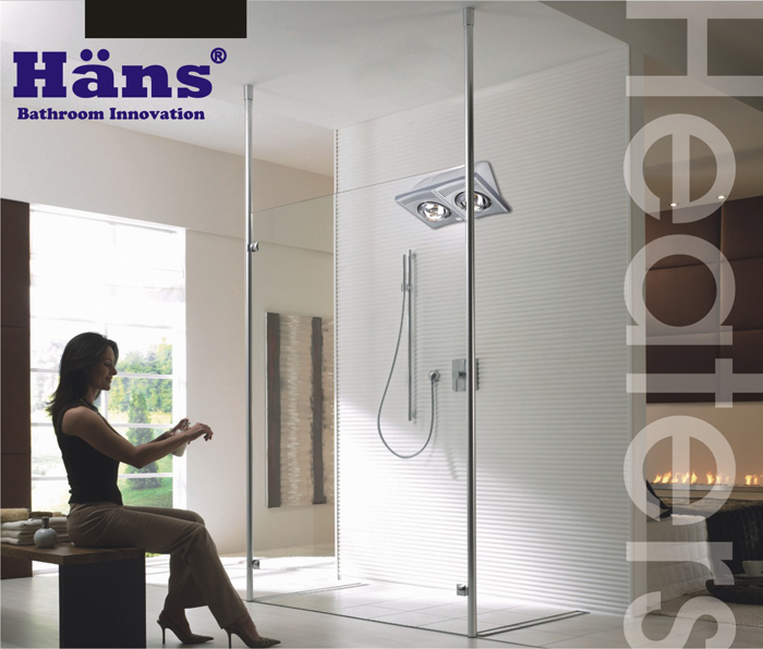Đèn sưởi nhà tắm Hans 2 bóng