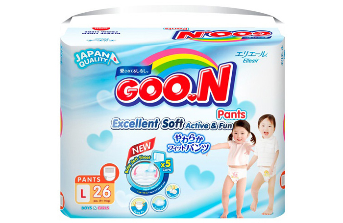 Tã - Bỉm quần GOO.N renew slim L26 (9-14kg)