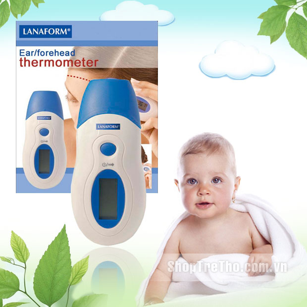Nhiệt kế điện tử Lanaform 2 trong 1