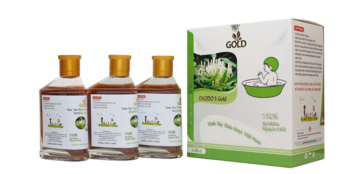 Nước tắm thảo dược trẻ em Daodo’s Gold