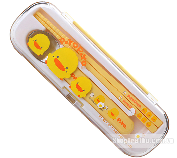 Bộ thìa và đũa tập ăn cho bé Piyo Piyo 630120