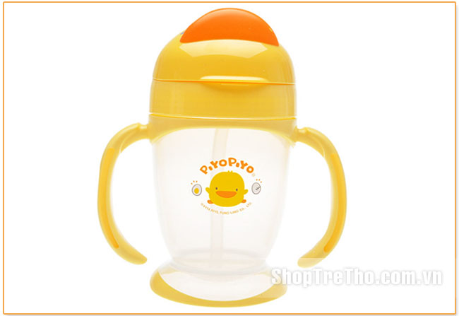 Bình tập uống Piyo Piyo 830380 có tay cầm BPA free