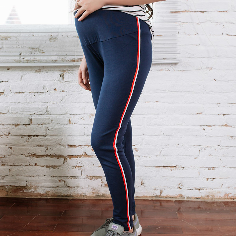 Quần bầu legging dài trơn không túi xám đậm Emum