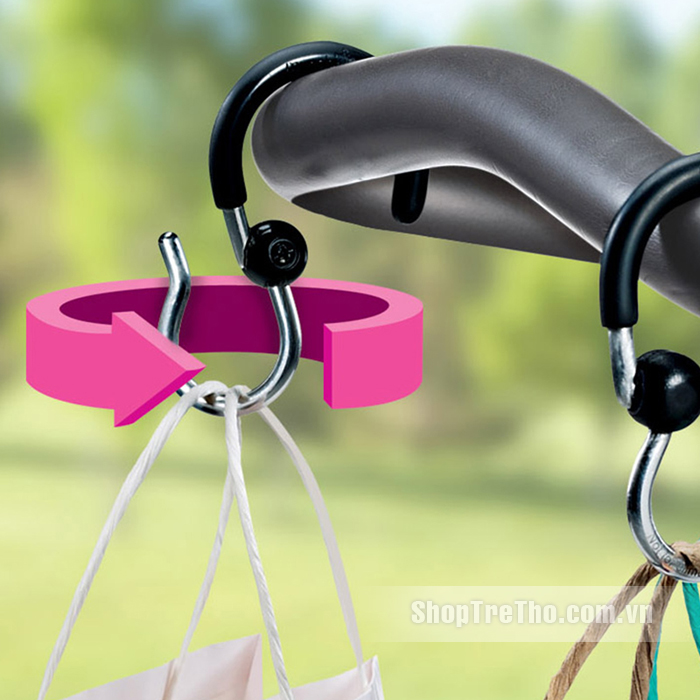 Móc treo Munchkin 26964 Stroller Swivel Hooks