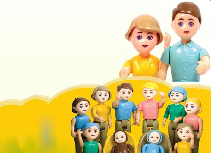 Bộ gia đình búp bê Hanliptoy HL028